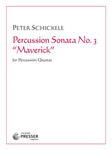 Percussion Sonata #3 Percussion Quartet cover